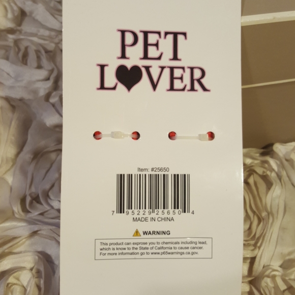 Dog Collar & Leash Set Blue Polka Dot Adjustable Walking Set - Picture 8 of 11